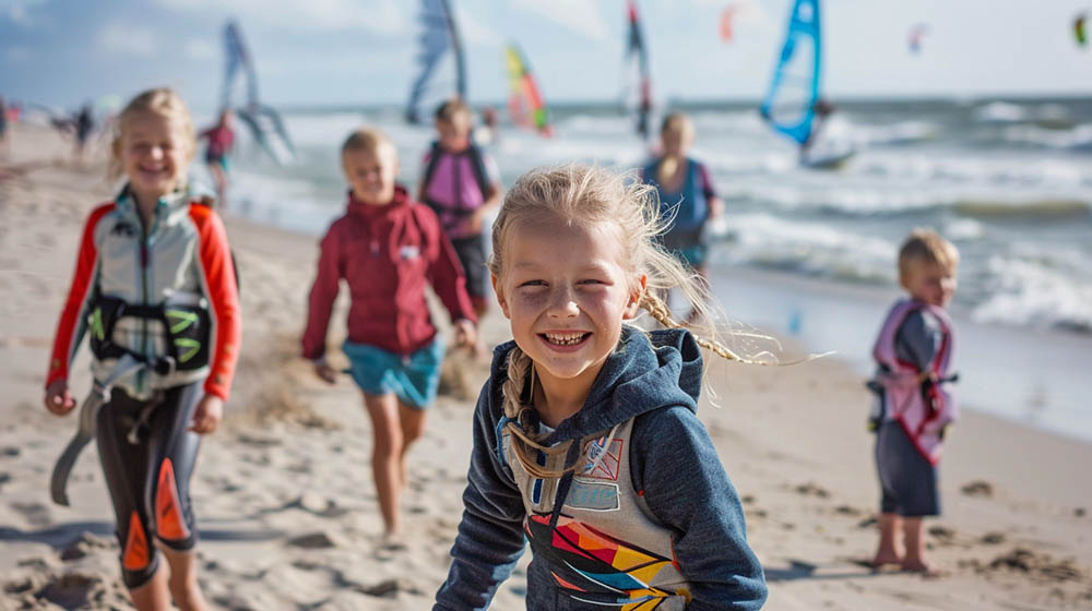 Letni windsurfingowy obóz dla dzieci i młodzieży 2024